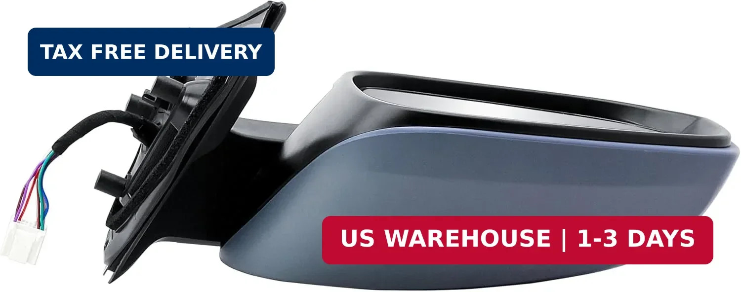 Driver Left Side Door Mirror Power and Heated Glass with BLIS Turn Signal Light