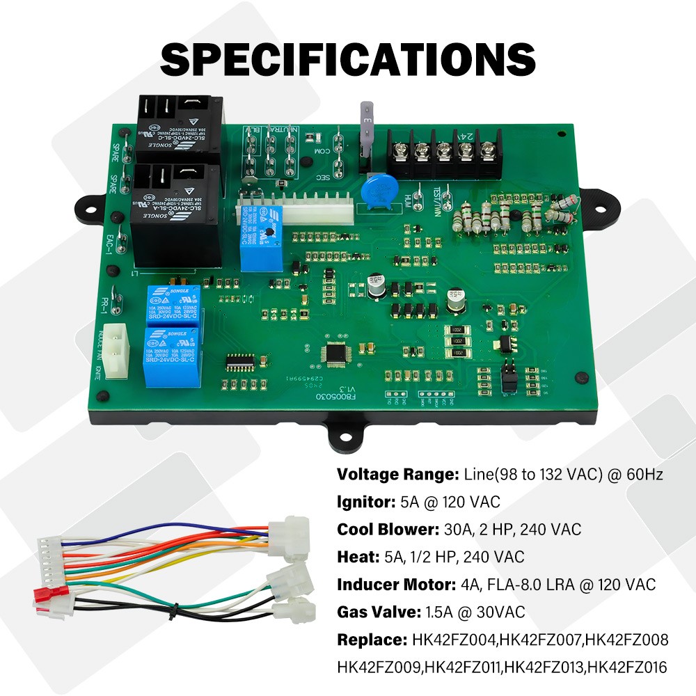 ICM282 ICM282A Furnace Control Board for Carrier Bryant Fit Carrier HK42F