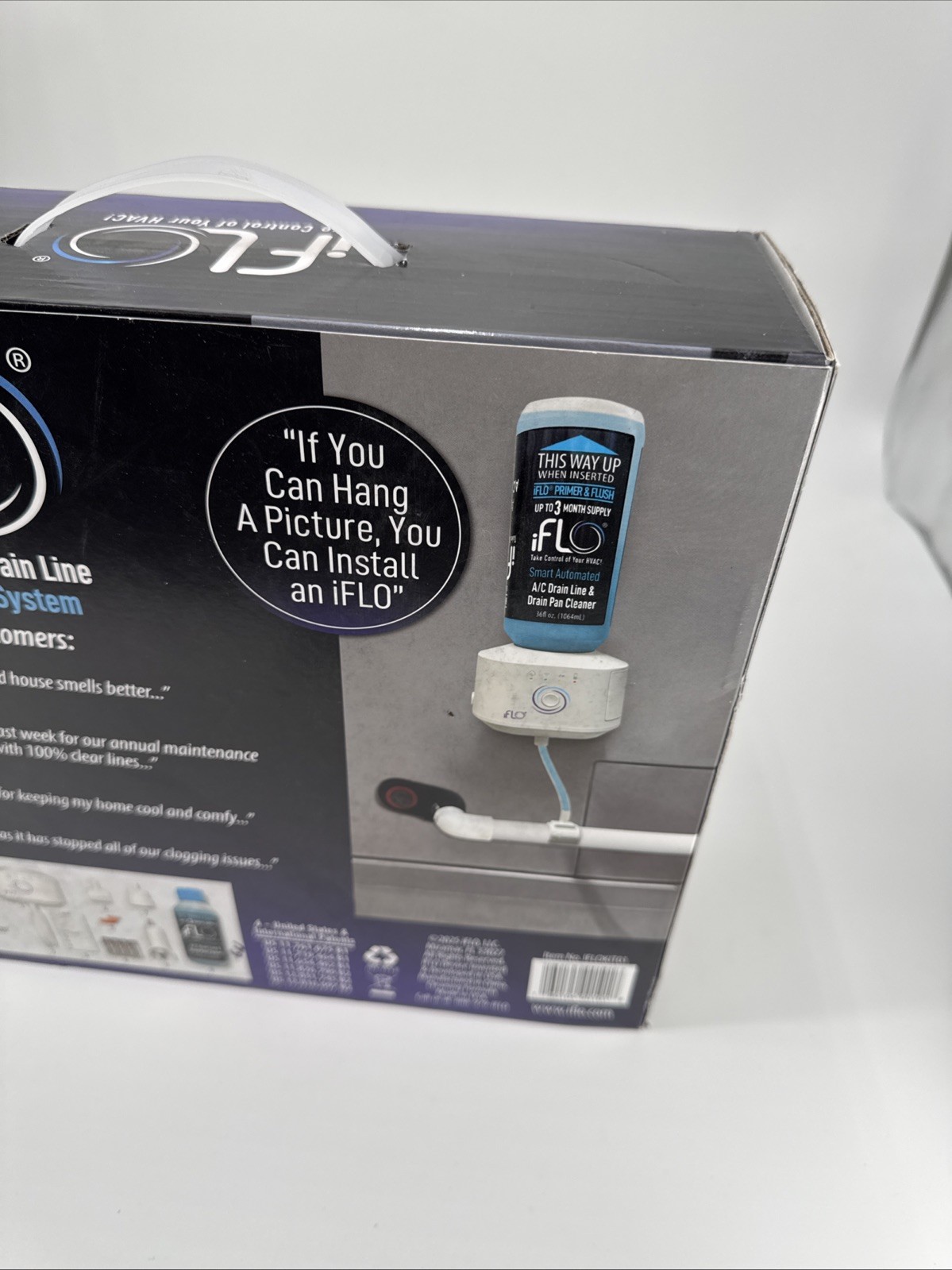 iFLO Smart Automated A/C Drain Line Cleaner HVAC 3 Month Refill Kit System New