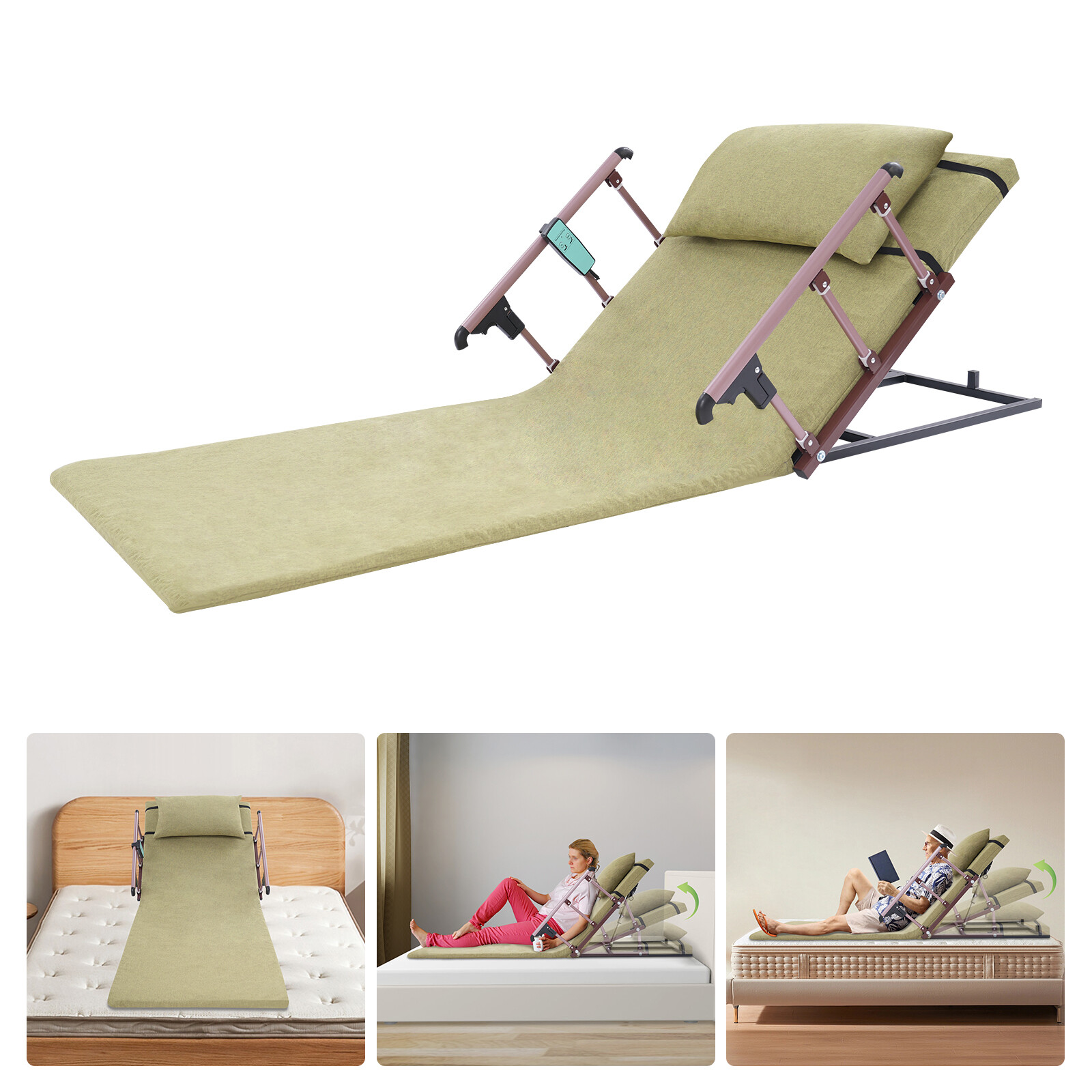 300kg/661.39lbs Electric Lift Bed Backrest Elderly Adjustable Back Rest Backrest