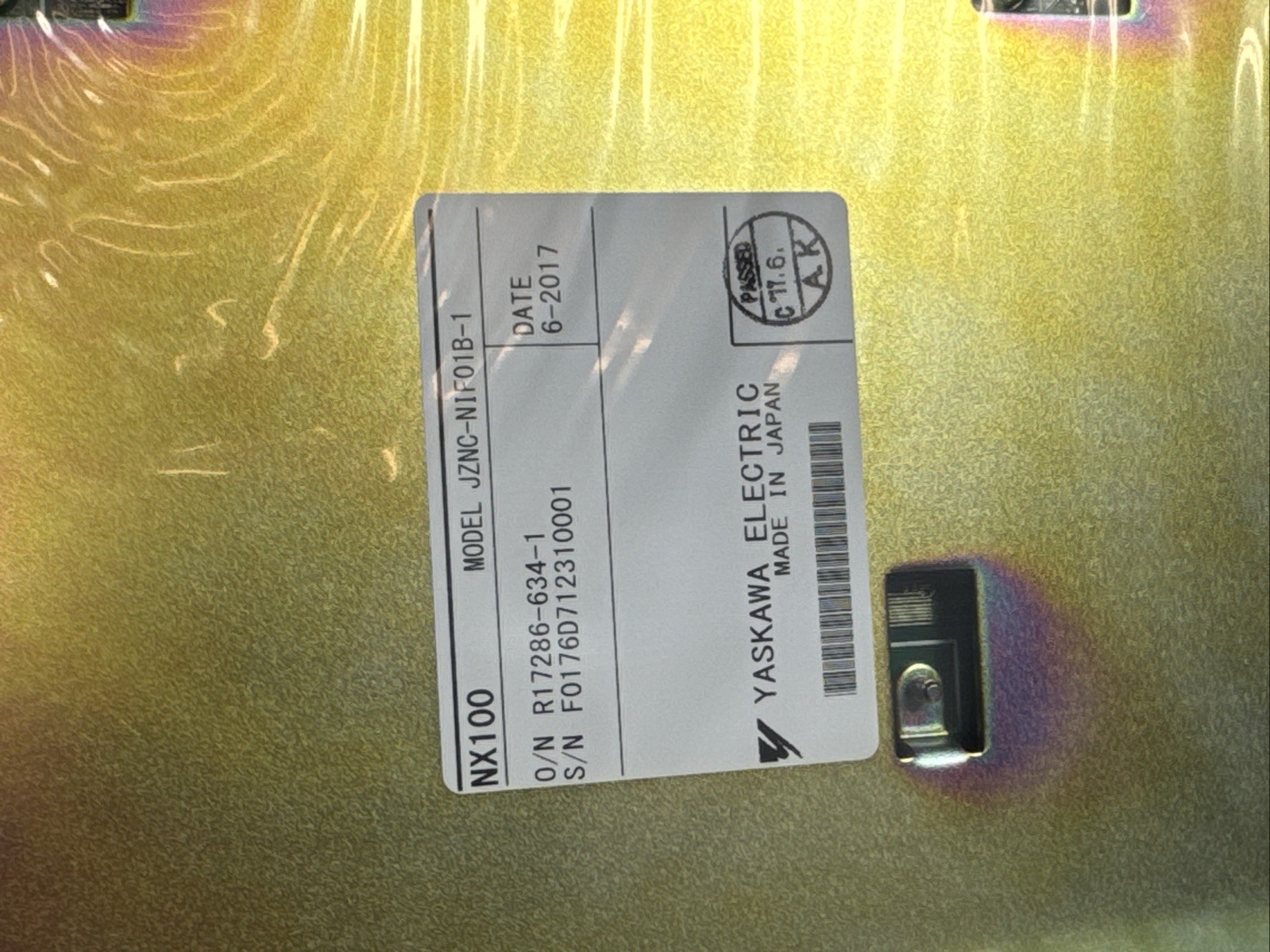 NEW SEALED SURPLUS YASKAWA JZNC-NIF01B-1 NX100 Communication Board FAST SHIPPING