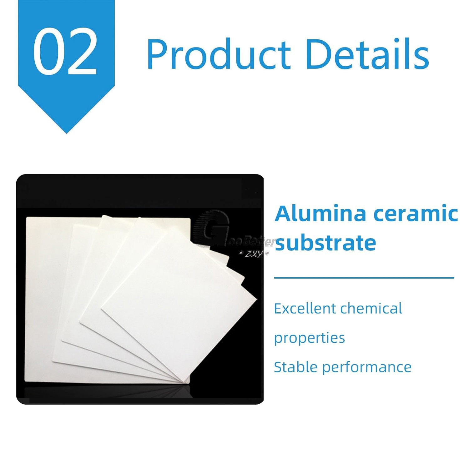 Alumina Ceramic Insulator Sheet High Temperature Resistance Thermal Conduct