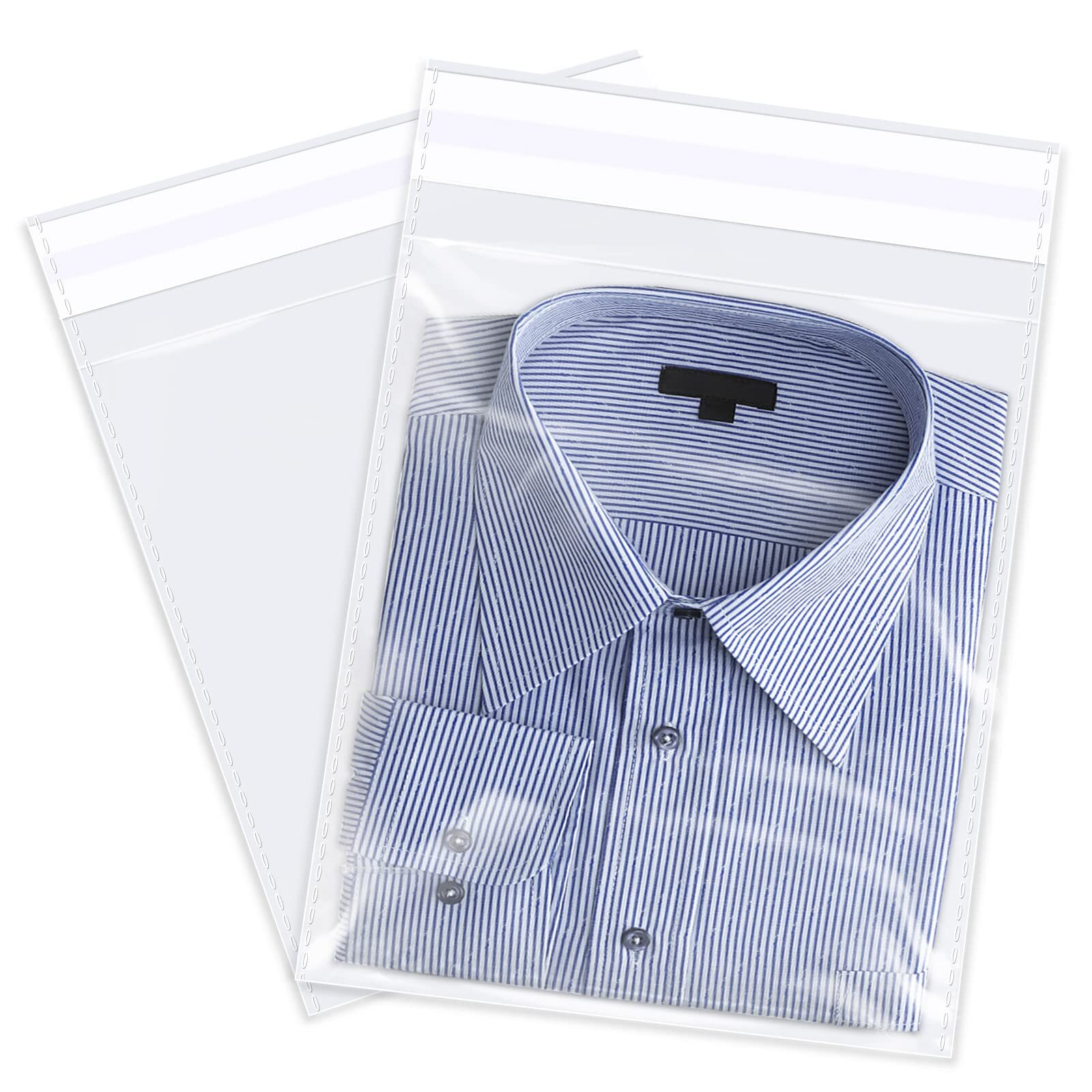 9″ x 12″ 500 Count Clear Cellophane Bag Self Sealing Cello Documents Clothing