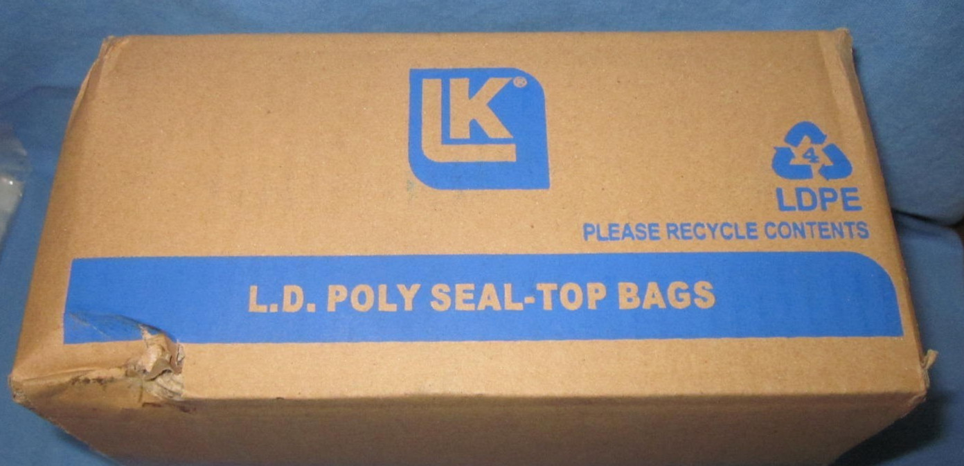 a Box of 1000 Clear Resealable Plastic Bags ~ 4″ x 6″ x 2mil