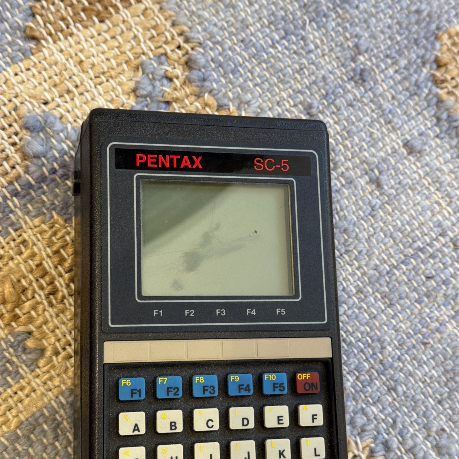 UNTESTED VINTAGE PENTAX SC-5 SURVEYING FIELD COMPUTER DATA SYSTEM MC-V-QA PROP