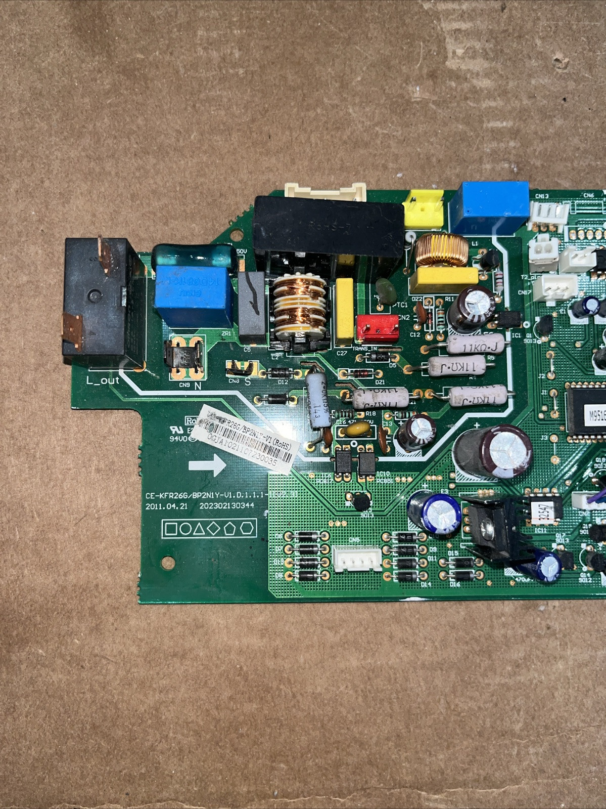 Midea CE-KFR26G/BP2N1Y-V1 202302130344 Control Board