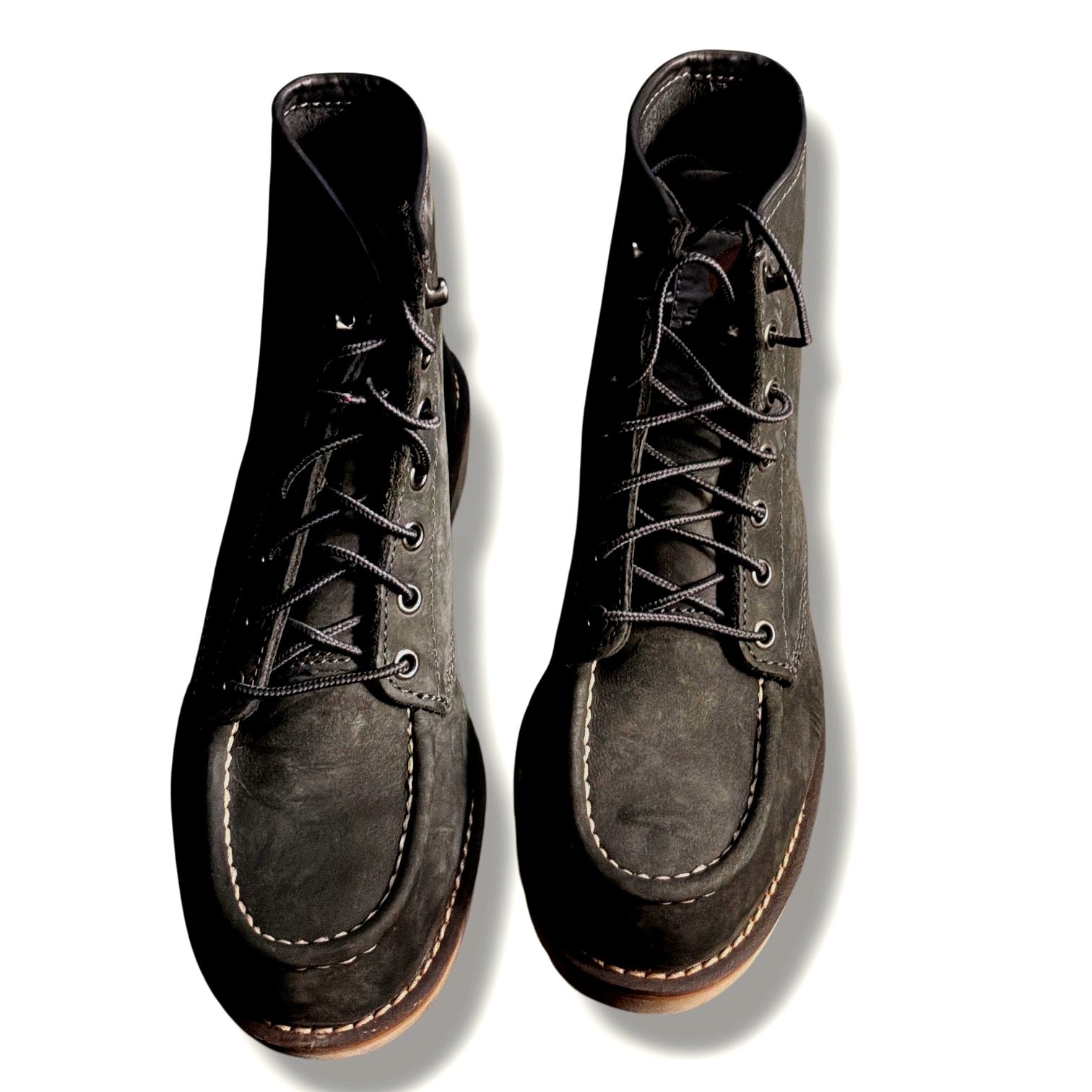 Women’s 8M Carhartt 6″ Soft Moc Toe Wedge Boot, Dark Grey Leather Safety Boots
