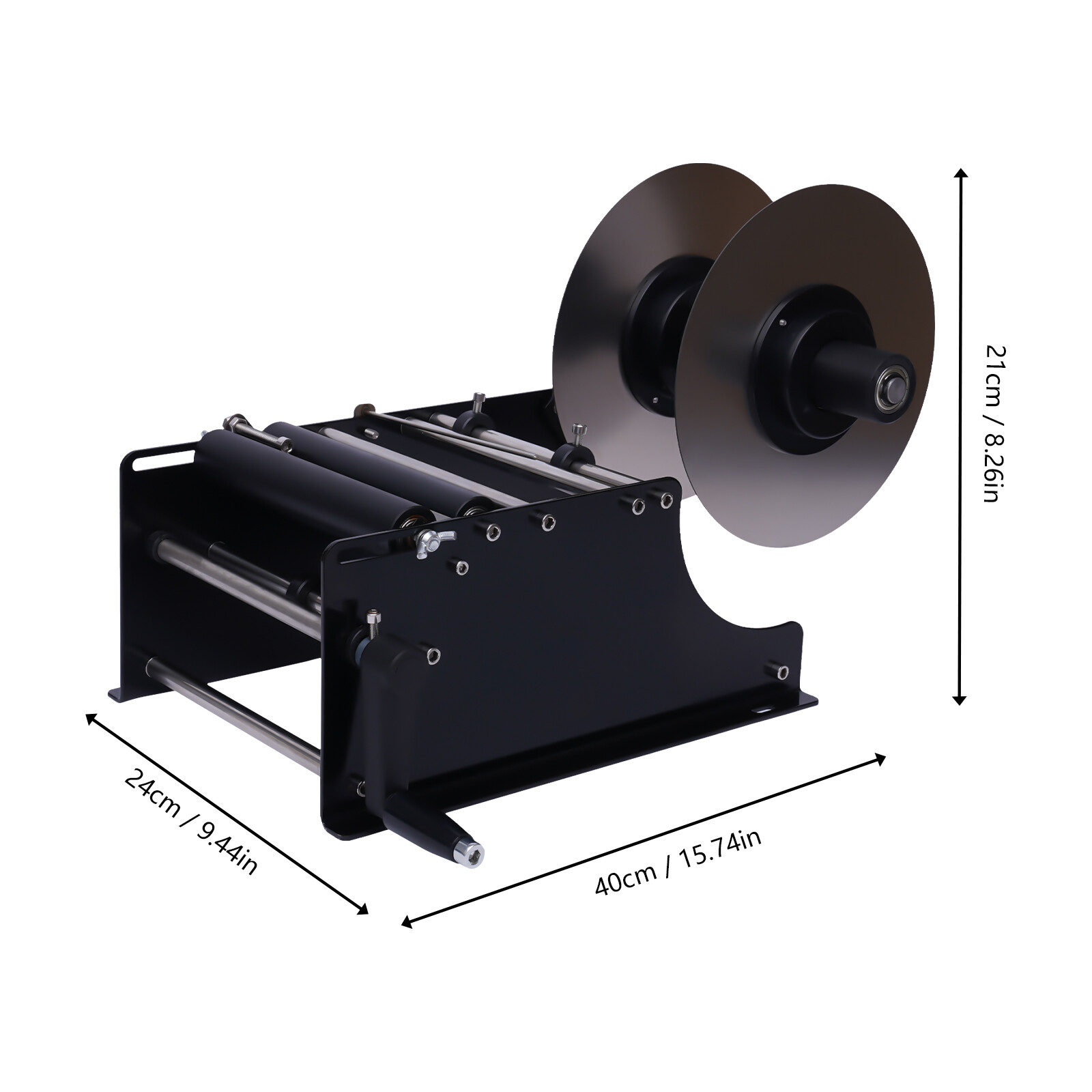 Manual Round Bottle Labelling Machine Plastic Glass Bottle Label Applicator USA