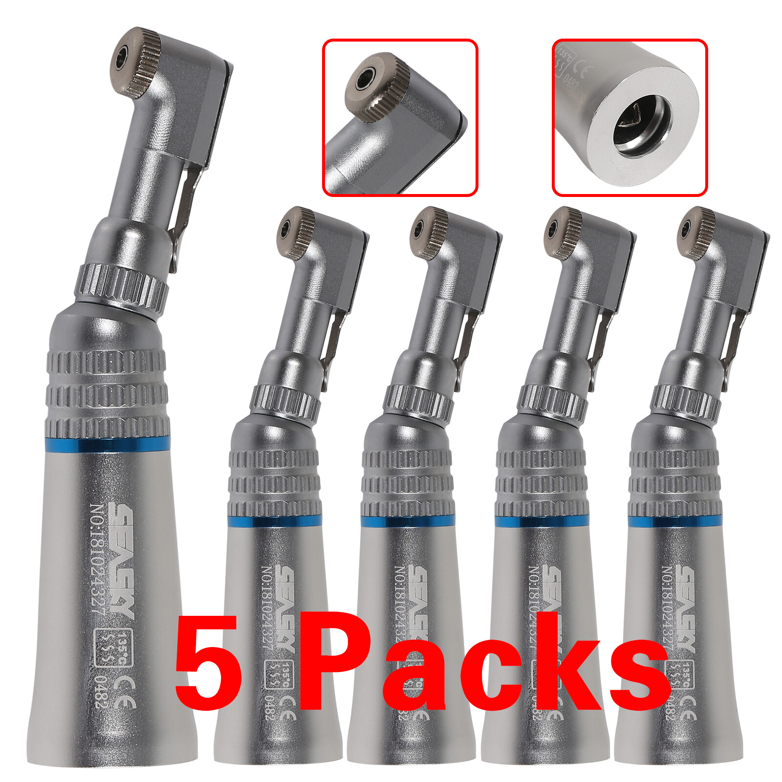 NSK PANA MAX Style Dental LED High Speed Handpiece Push Button 4 Hole Clean Head