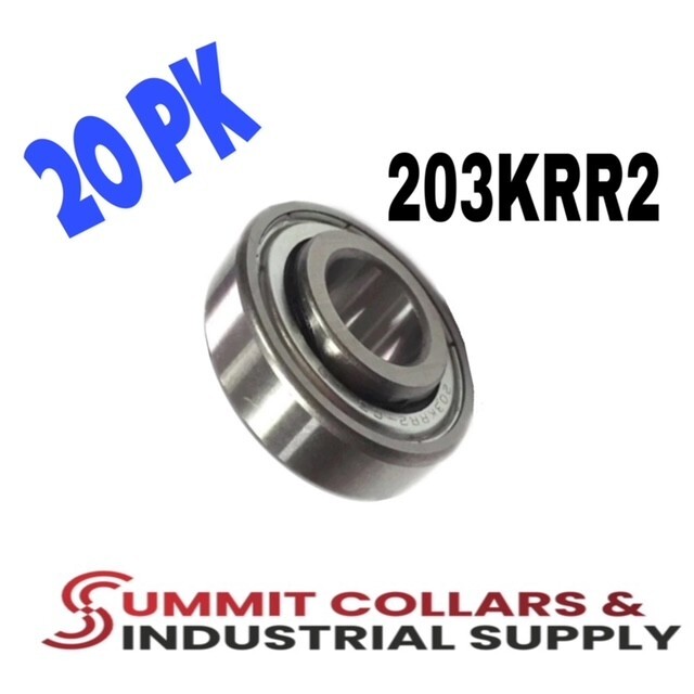 (20) 203KRR2 .640″ PREMIUM SEALED AGRICULTURE BEARING JD9214 203RRAR10