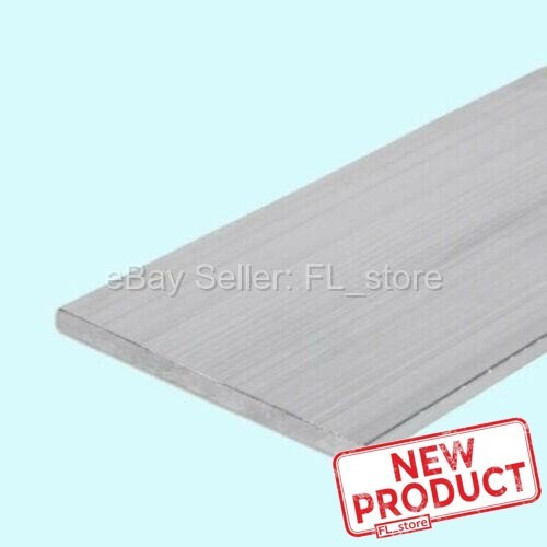 Aluminum Bar Flat Stock 1/4″ x 2″ Wide x 6 Feet Long Unpolished Finish Alloy