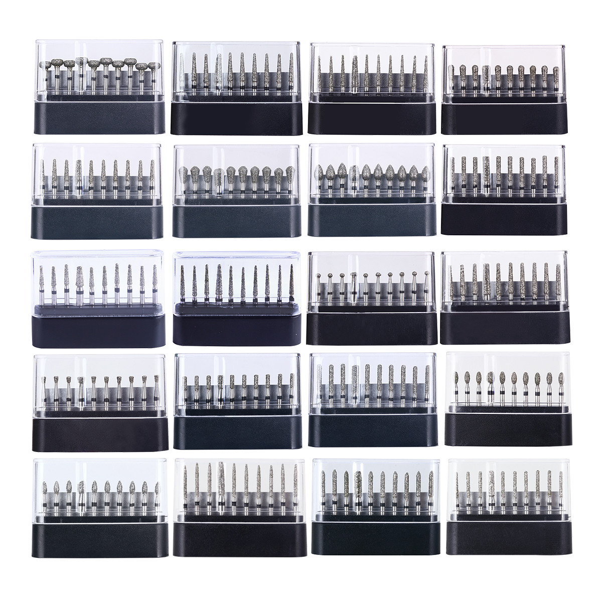 100pcs Dental Super Coarse Diamond FG Burs for High Speed Handpiece AZDENT