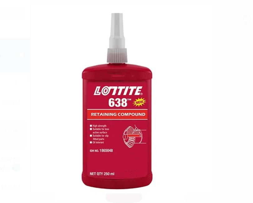 Hankal Loktite 638 High Strength Retaining Compound Green Color (250 ML)