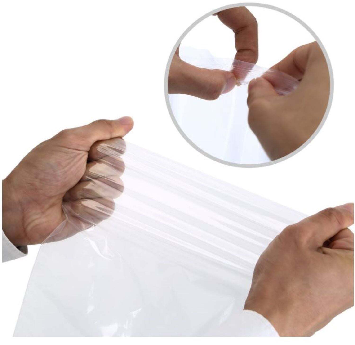 2mil Reclosable Zipper Poly Bags Small-Large MANY Sizes 2×3 3×4 6×9 4×8 10×13