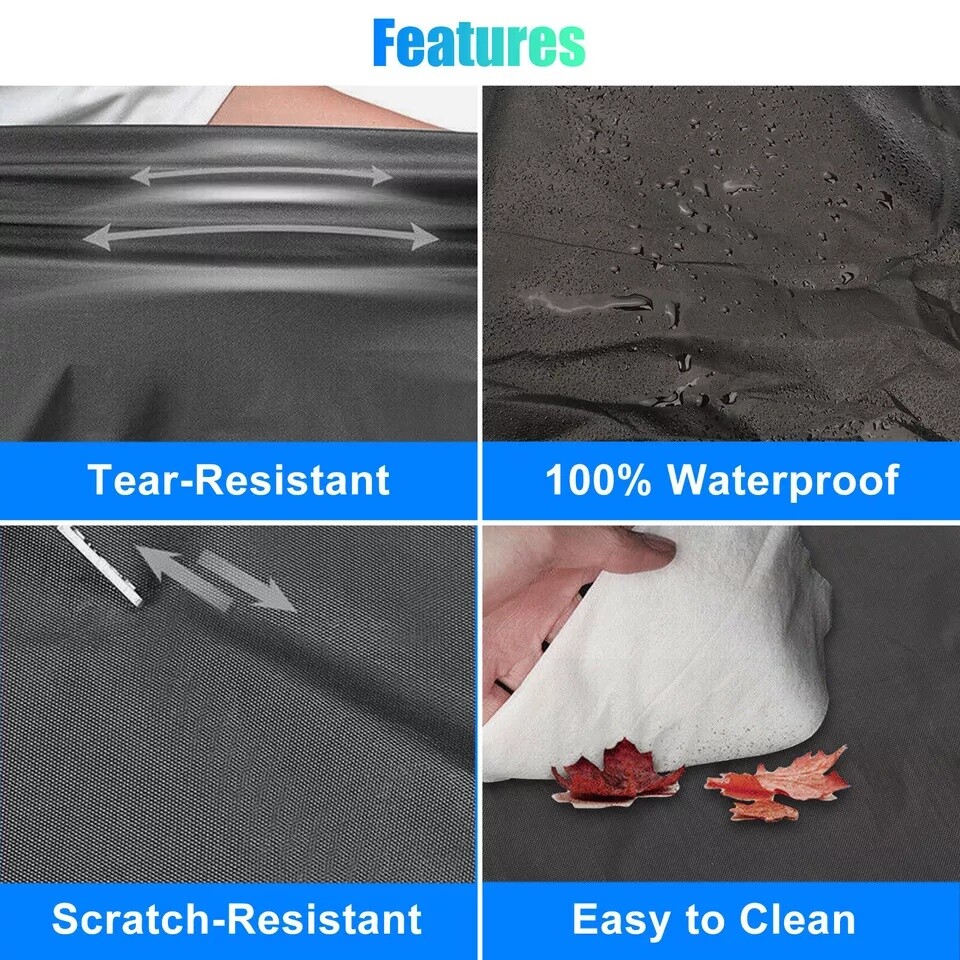 Heavy Duty Waterproof Full Car Cover All Weather Protection Outdoor Dustproof