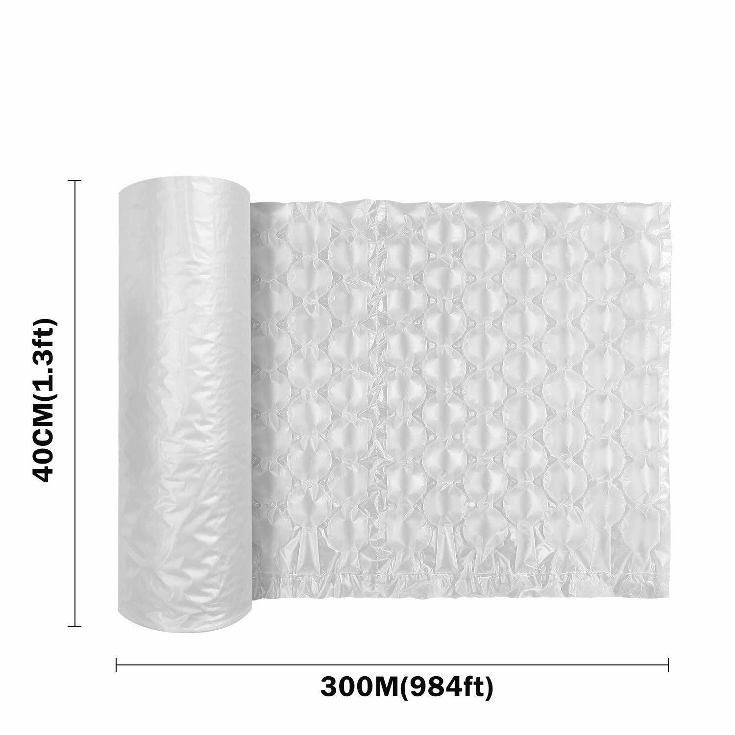 984ft x 16″ Air Cushion Machine Film Small Bubble Pillow Packaging Padding Roll