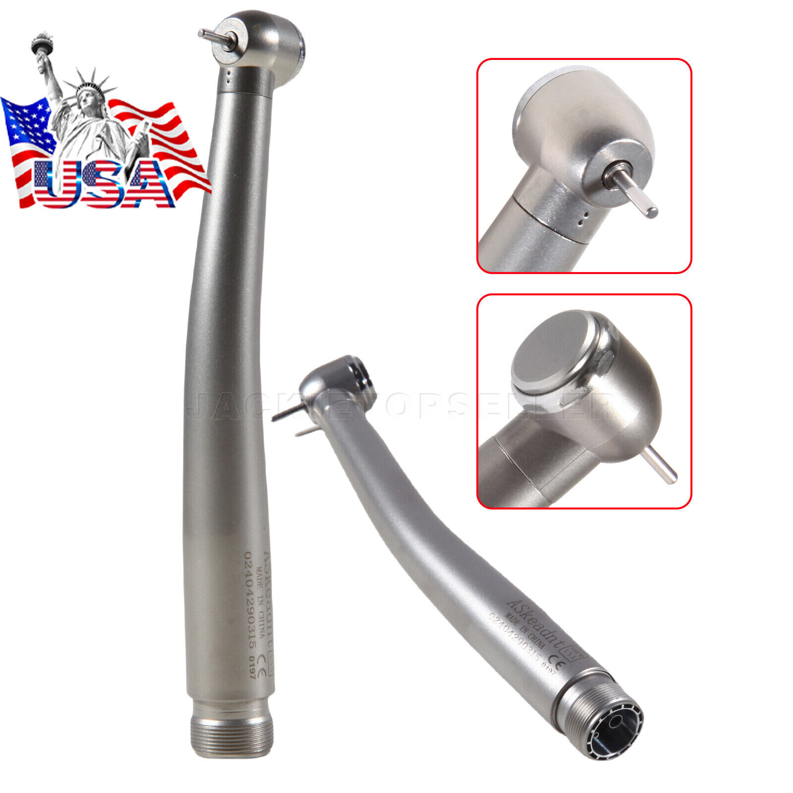 2 PCS Dental High Speed Handpieces 2 Hole Air Turbine Borden NSK Pana Max Style