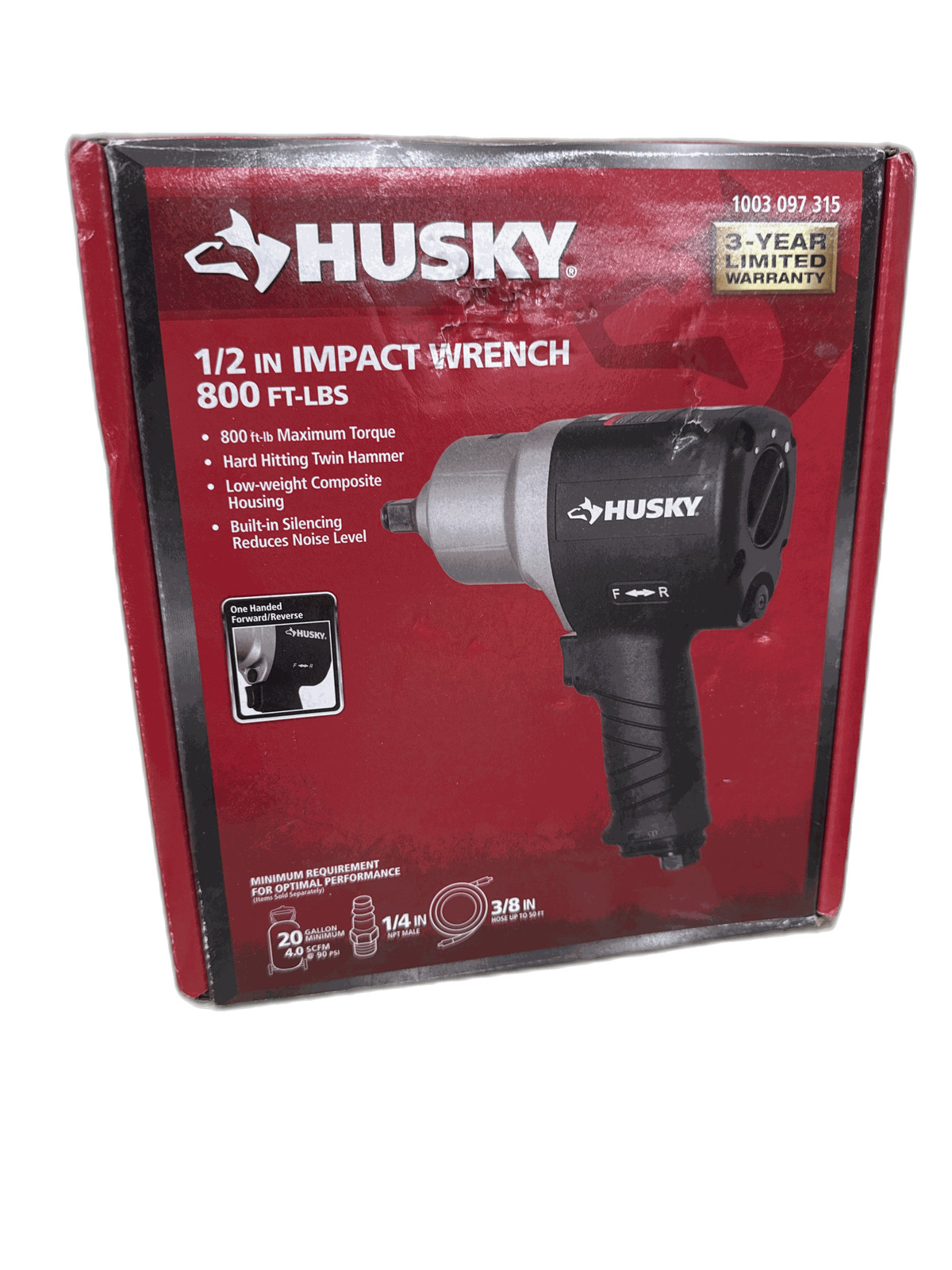 Husky 800 ft./lbs. 1/2 in. Impact Wrench