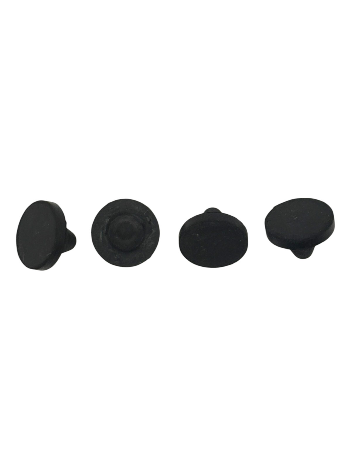 Small Rubber Push-in Ridged Stem Bumpers 1/2″ Diam – Feet – Fits 3/16″ Hole