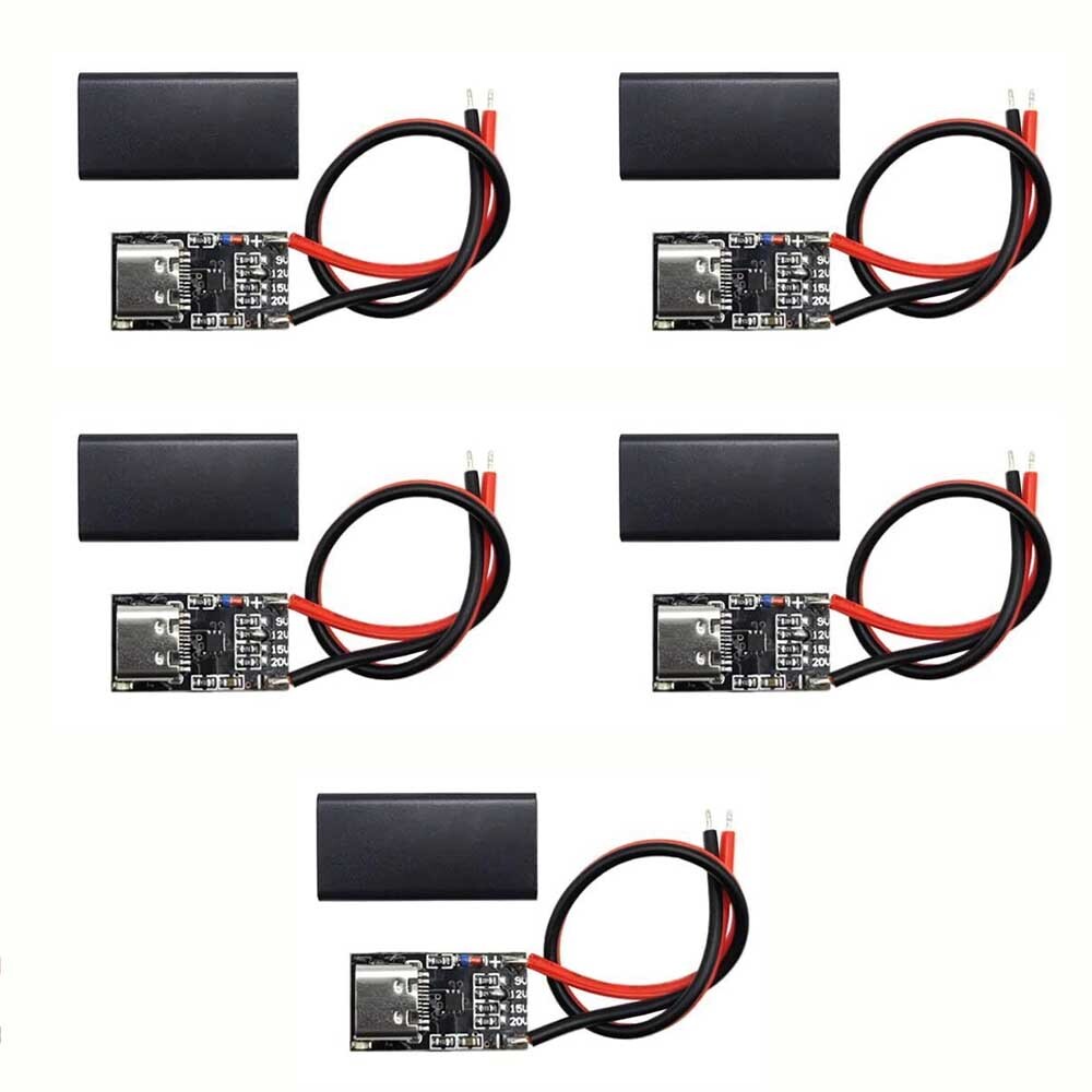 5/10PCS USB-C PD QC Decoy Board Trigger 9/12/15/20V Adjustable Volt Power Module