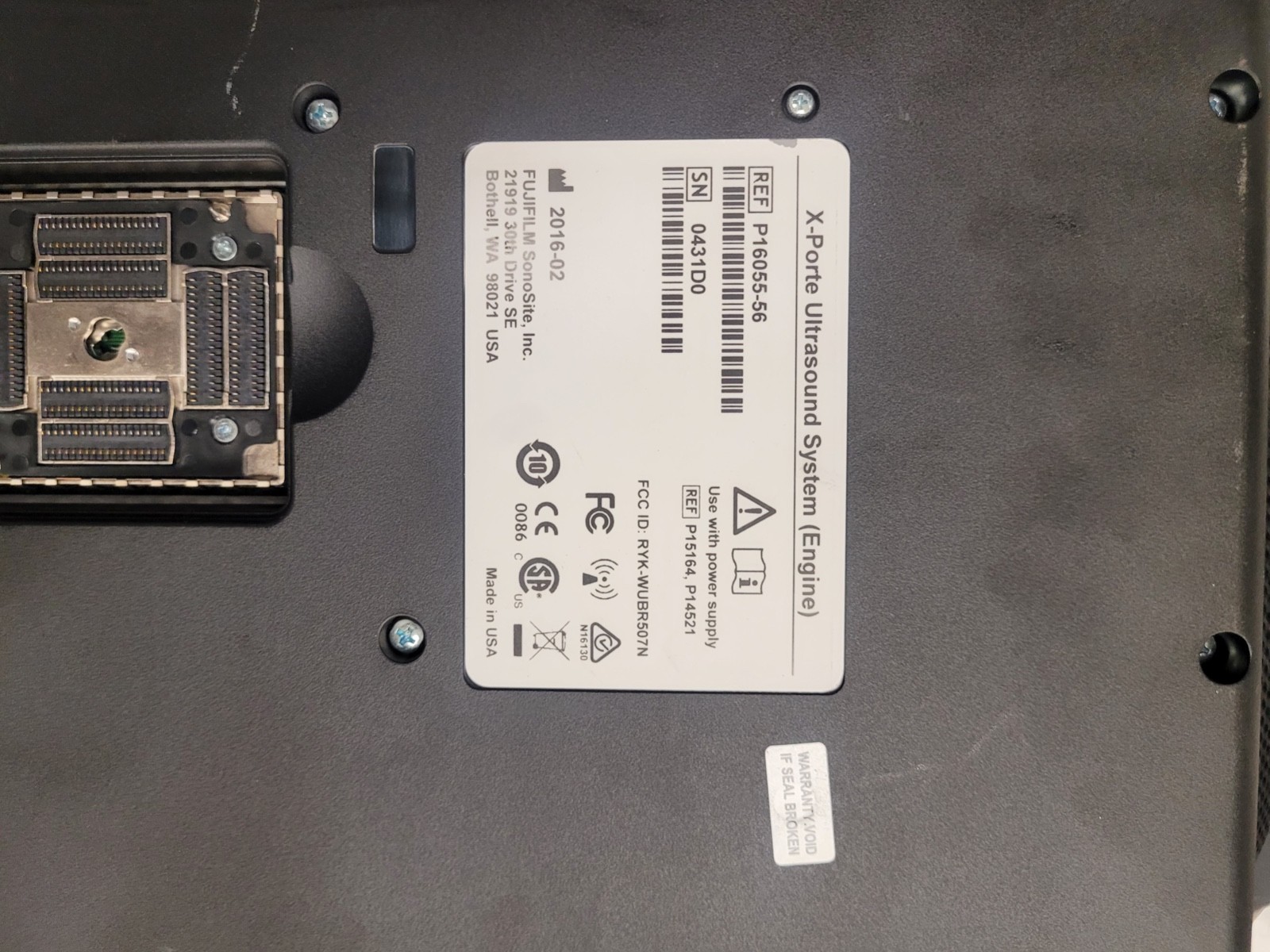Sonosite X-Porte Ultrasound ENGINE CORE-2016 -LEVEL 1/2 REV. – P16055-56