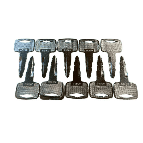 10PK FITS Mitsubishi CATERPILLAR CAT Forklift Ignition Keys 91A07-01910 or A5160