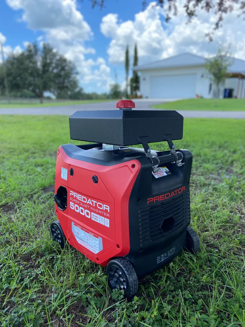 Predator Generator gas tank extended run time kit auxiliary fuel tank 5000