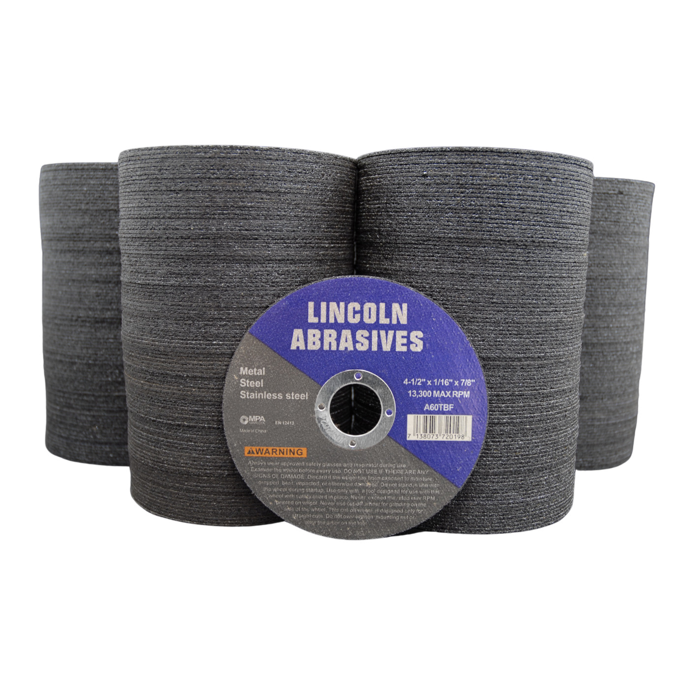 400 Pc 4-1/2″ x 1/16″ x 7/8″ Cut off Wheels Stainless Steel Metal Cutting Discs