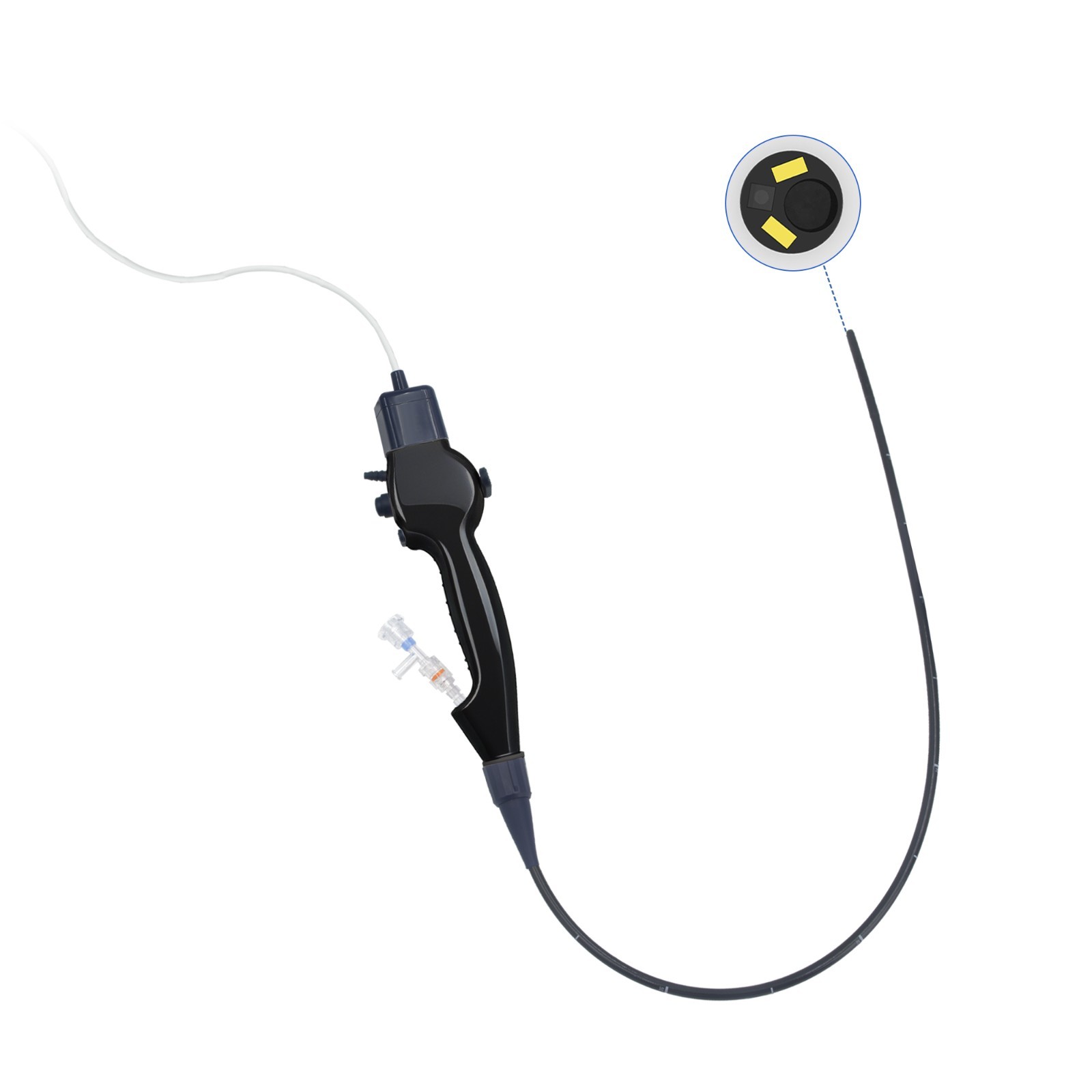 Disposable Flexible Endoscope | HD Single-Use Portable for Medical Exam