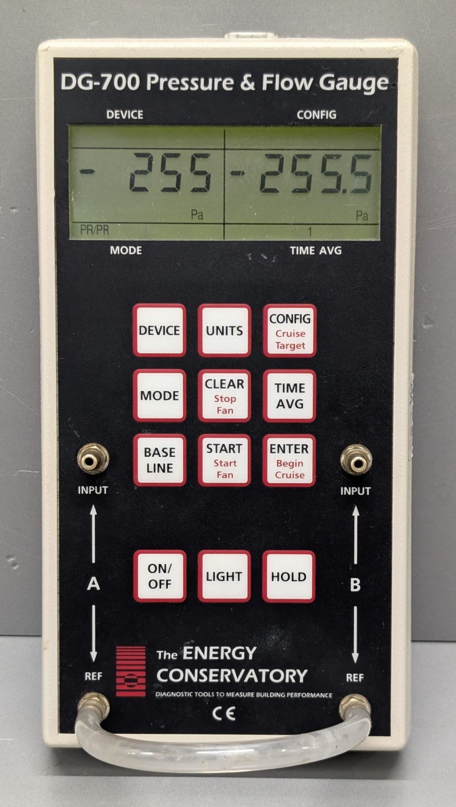 TEC DG-700 blower door manometer pressure flow gauge with USB TESTED warranty