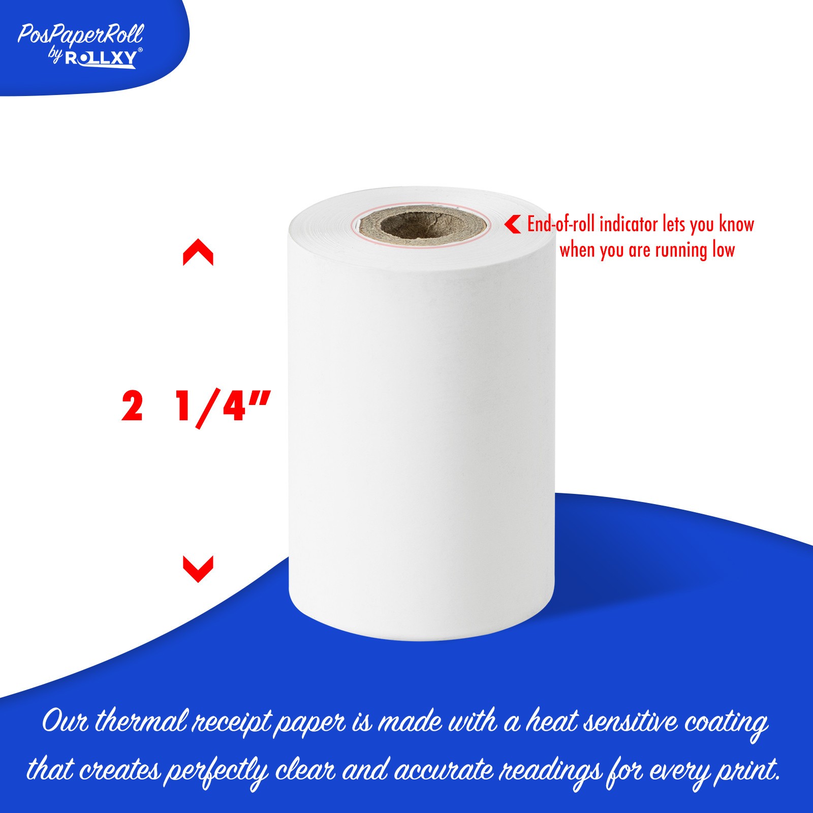 INGENICO iCT250 / iCT220 (2-1/4″ x 85′) THERMAL PAPER – 50 ROLLS *FREE SHIPPING*