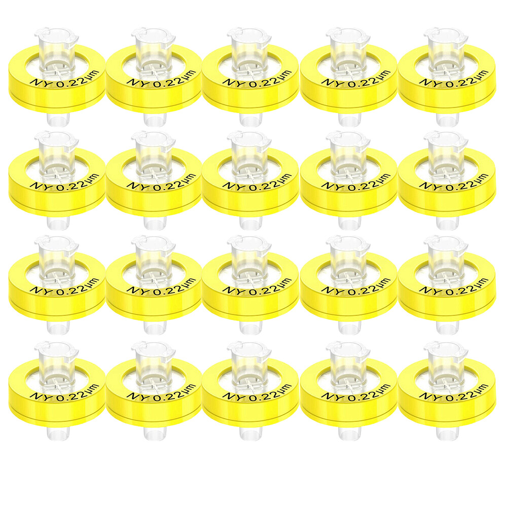 100PCS Nylon NY Syringe Filter 13mm 25mm Diameter 0.45 um 0.22 μm Pore Size HPLC