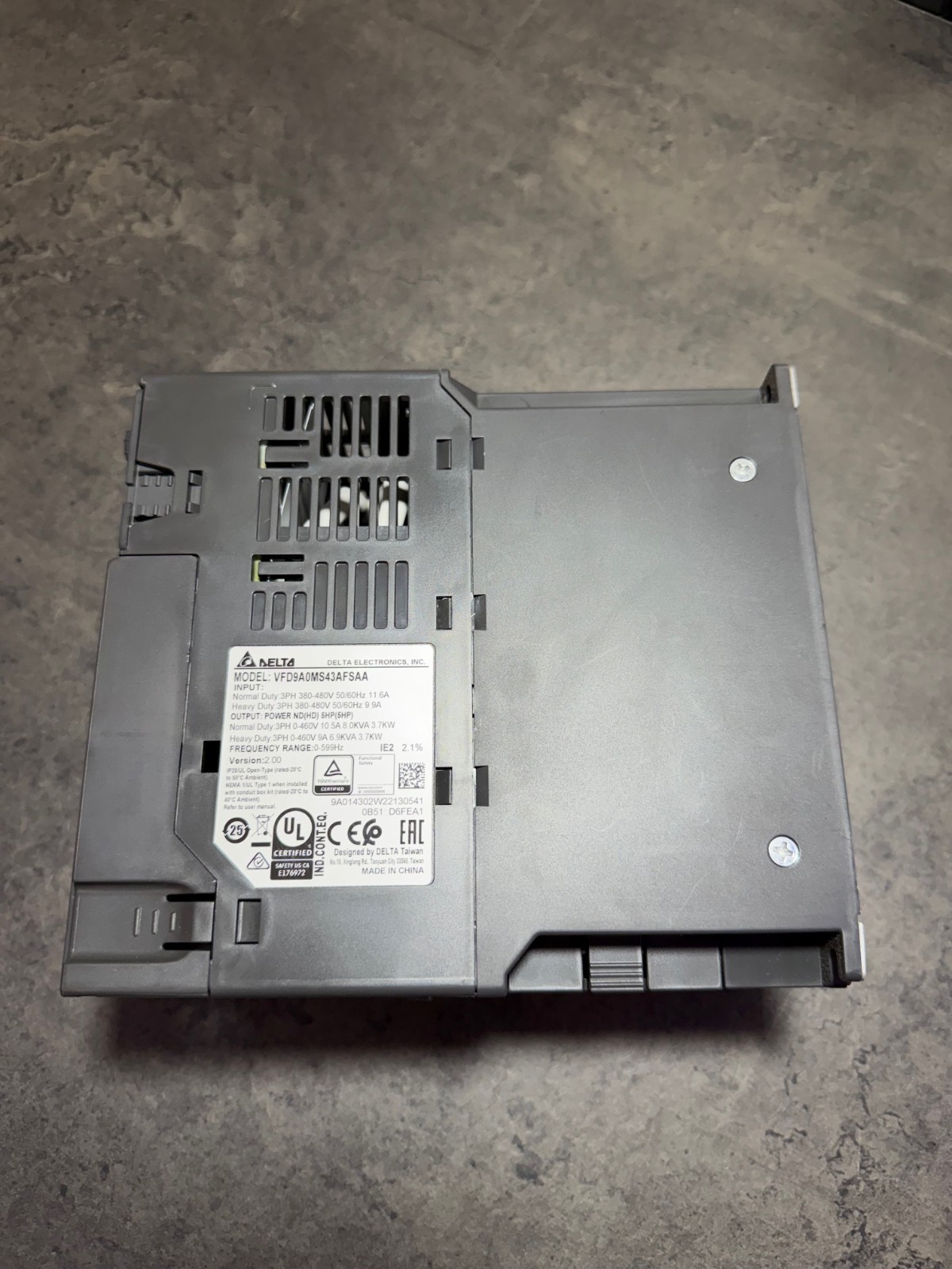 Delta MS300 VFD9A0MS43AFSAA , New In Box