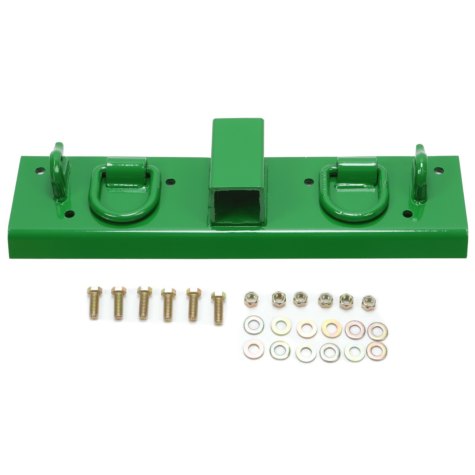 For John Deere Compact Tractor Bolt on Grab Hooks & D Rings & 2″ Receiver