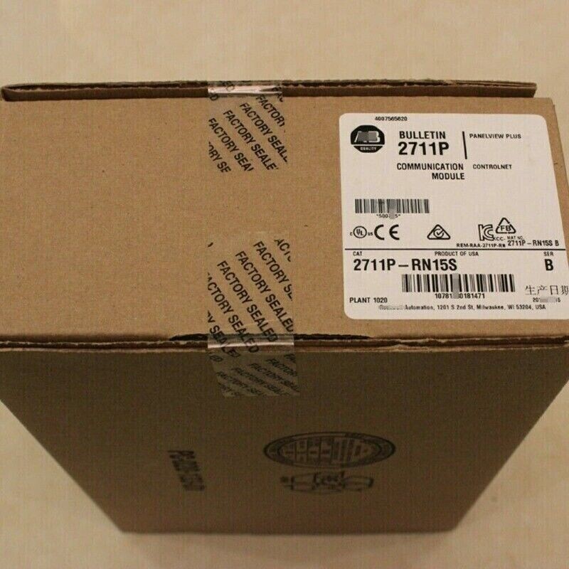 Allen Bradley 2711P-RN15S SEALED 2711P-RN15S PanelView Pl ControlNet US Free Tax