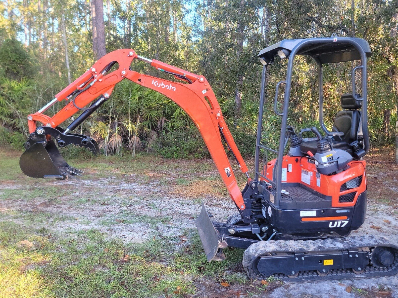 KUBOTA KX018 U15 U17 U20 PIN ON HYDRAULIC MINI EXCAVATOR THUMB