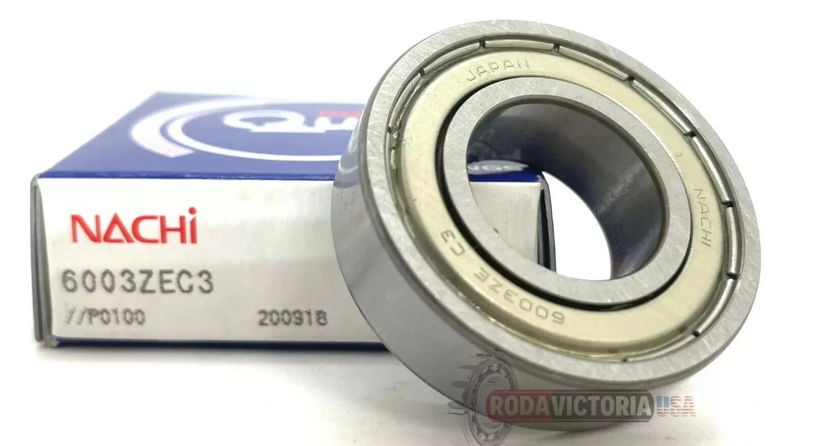 NACHI 6003 Z Ball Bearing, Metal Shielded One Side, Open One Side 17x35x10 mm