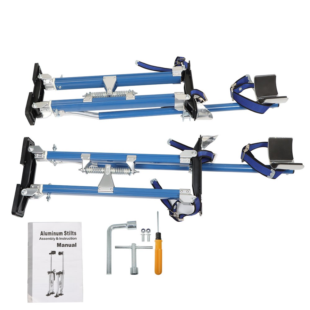 Aluminum Stilt Drywall Painting Stilts 24-40 Inch For Painter Taping Tool Silver
