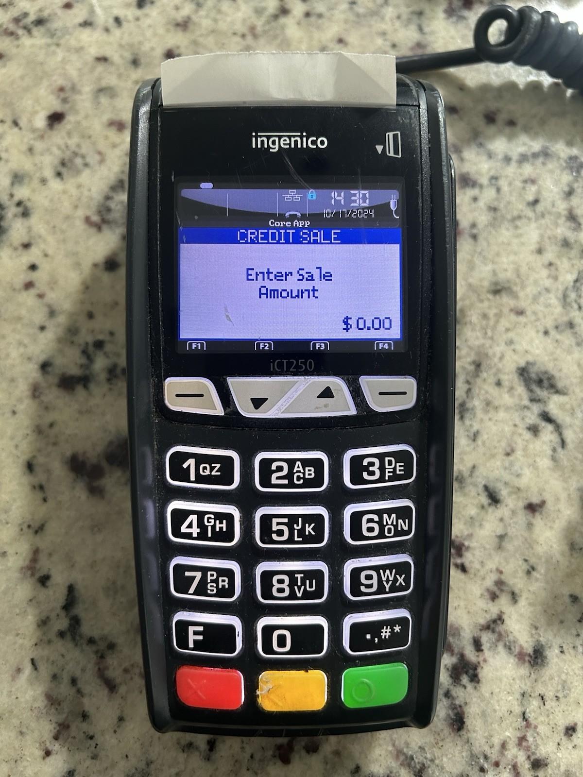 Ingenico iCT250 Tested Works