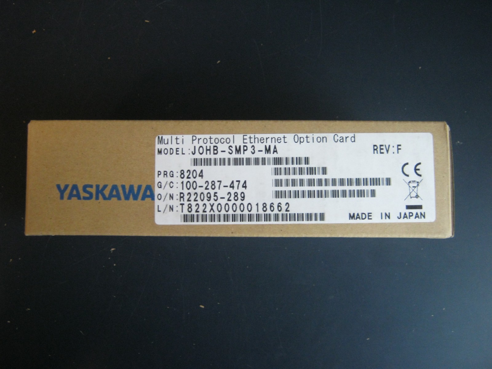 NEW Yaskawa JOHB-SMP3-MA Multi Protocol Ethernet Option Card