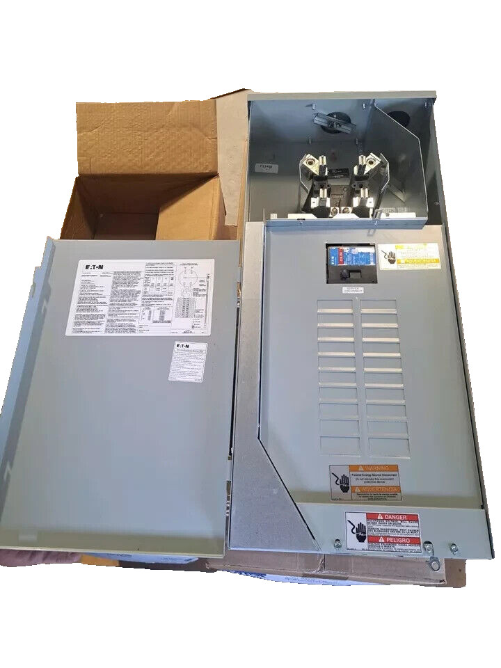 EATON MB2040PV200BTS METER BREAKER PANEL 200 Amp 120/240V 20 Spaces 40 Circuits