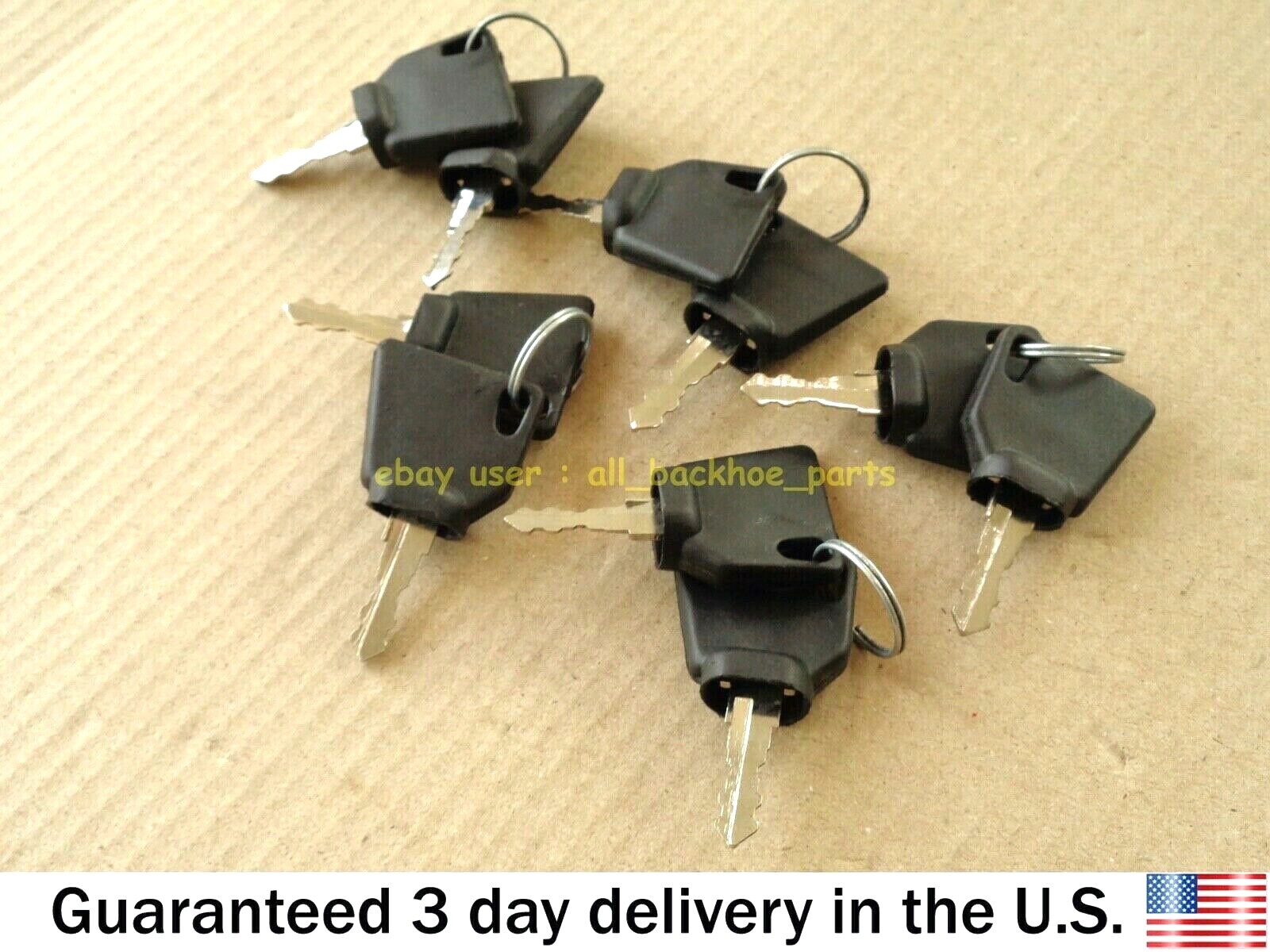 JCB BACKHOE TELEHANDLER FORKLIFT – IGNITION KEYS, 10 PCS. (PART NO. 701/45501)