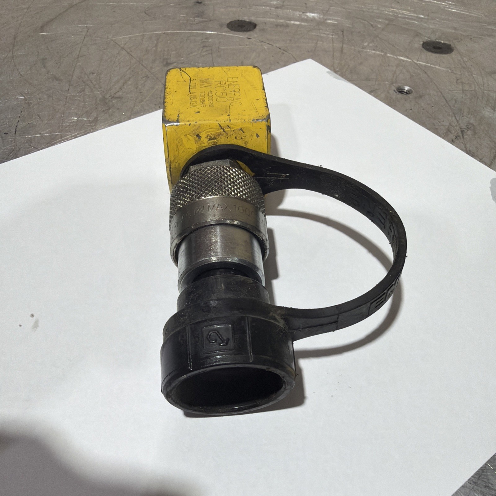 ENERPAC RC50 Hydraulic Cylinder 5 Ton, 0.63″ In Stroke, 10000 PSI