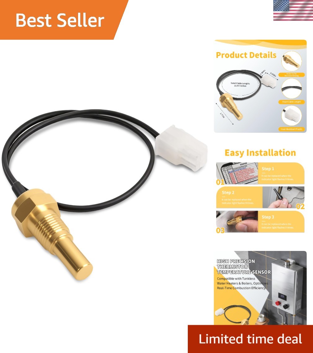 Thermistor Chamber Sensor Replacement Compatible with Rheem AP19299 Ultra Low