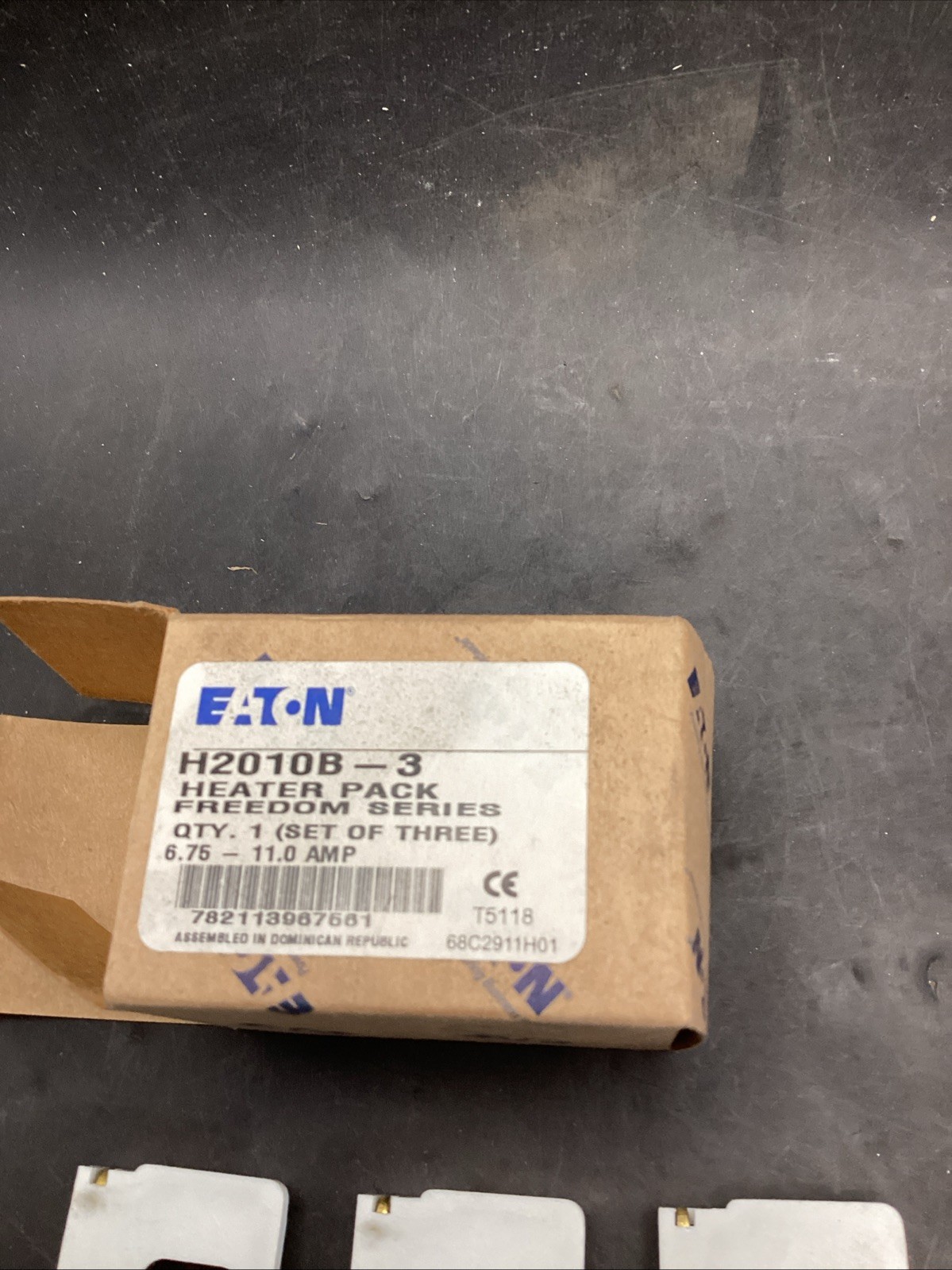 Box Of 3 Cutler Hammer H2010B 6.75-11.0 AMP Used