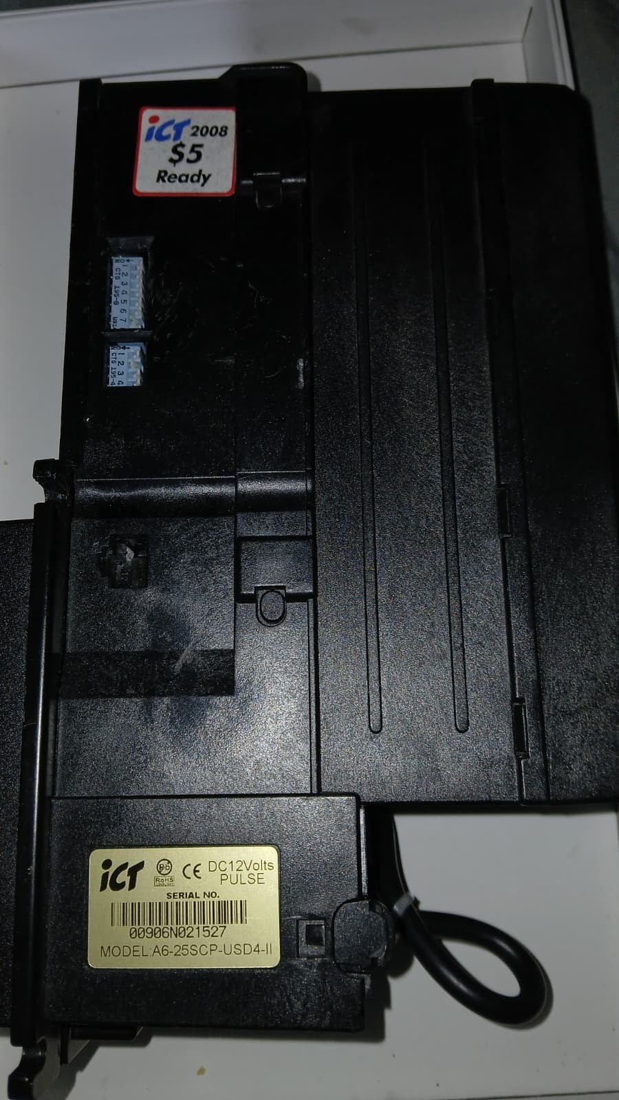 ICT A6 Bill acceptor tested working