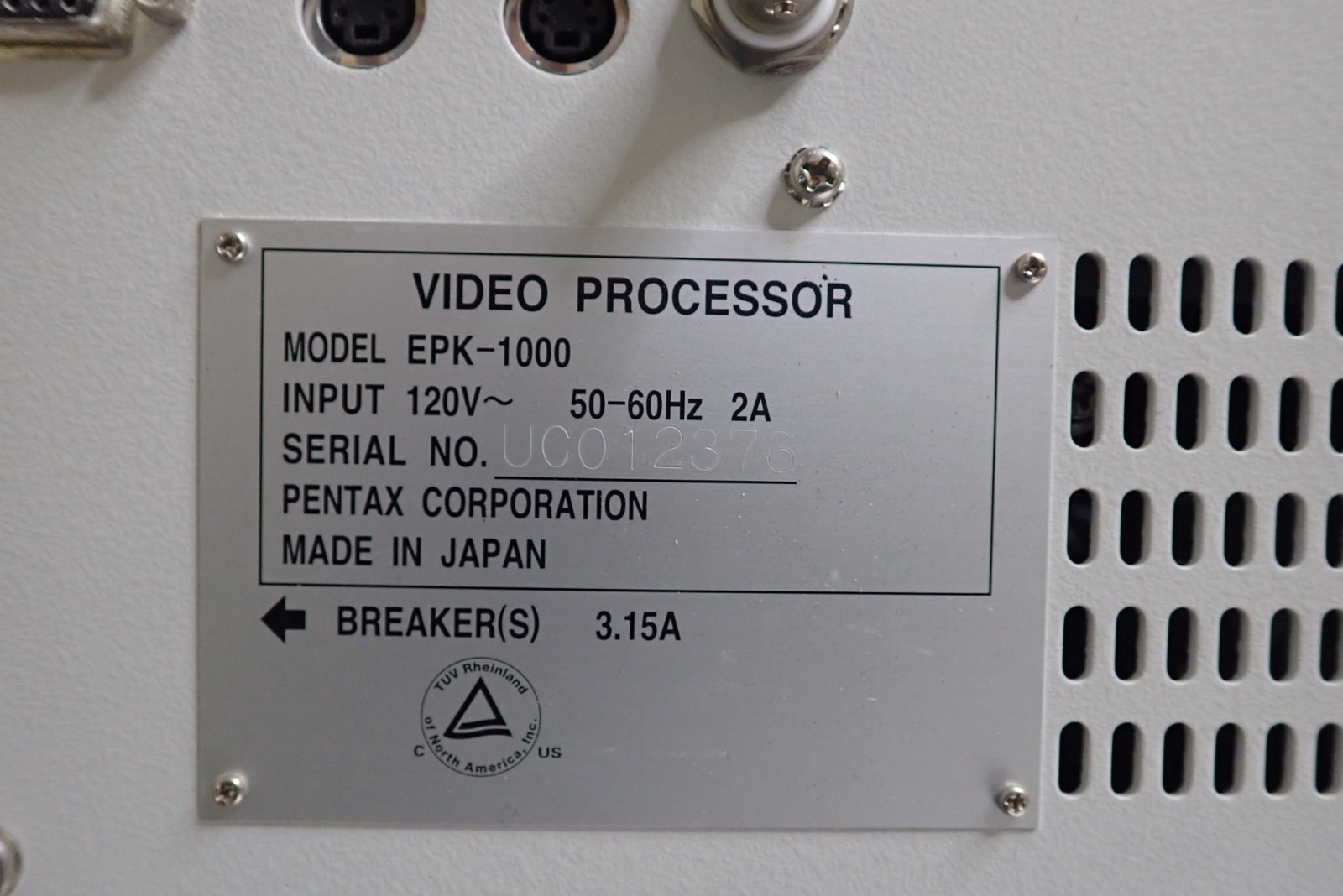 Pentax EPK-1000 Video Processor