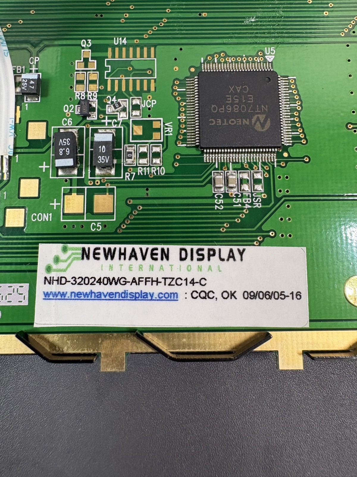 Newhaven NHD-320240WG-AFFH-TZC14-C Graphic LCD Display 320×240 Module w/ FFC Cab