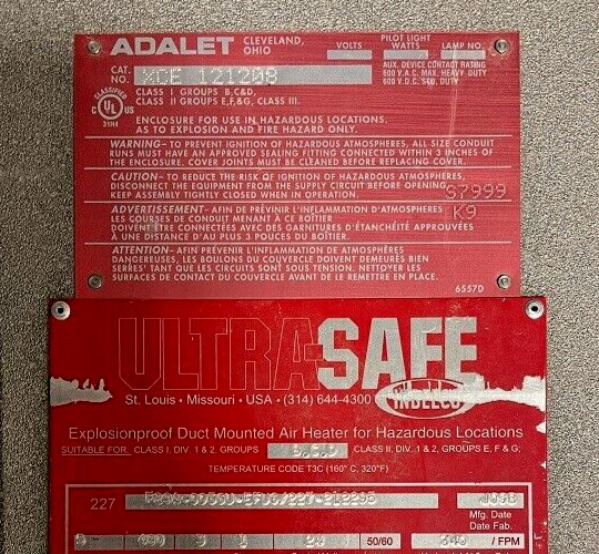 Adalet XCE121208 Explosion Proof Enclosure | 12″ x 12″ x 8″ Interior Dimensions