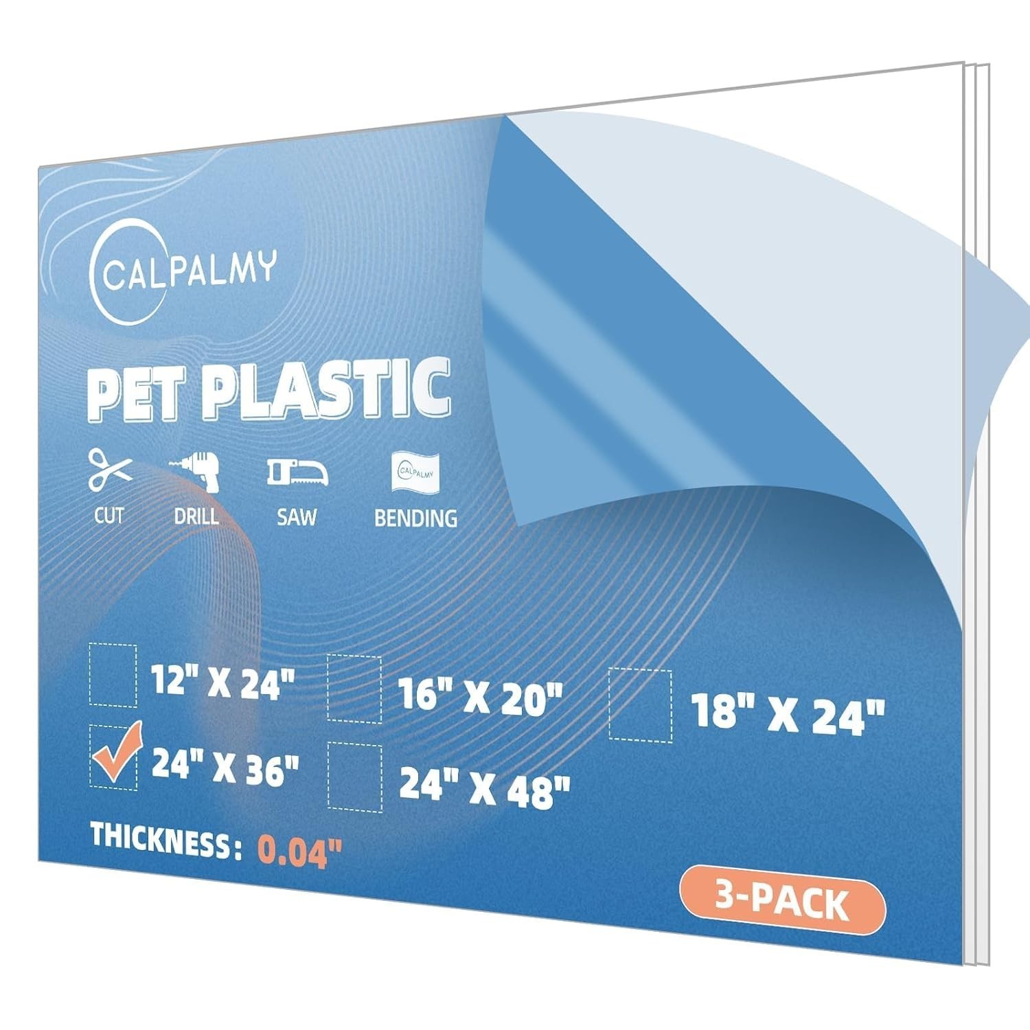 High Clarity PET Panels 24×36 – DIY Sneeze Guards & Shields